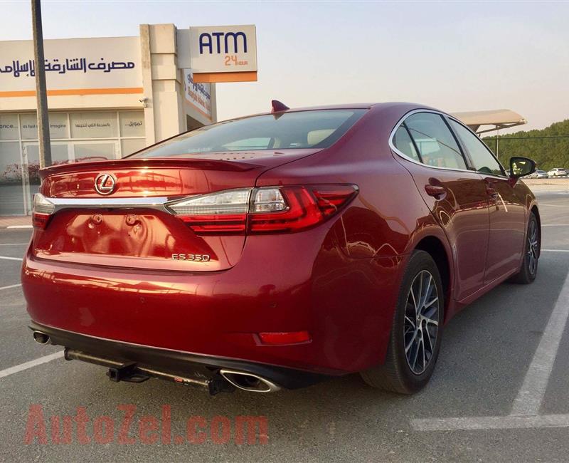 Lexus ES350 2016 Burgundy 