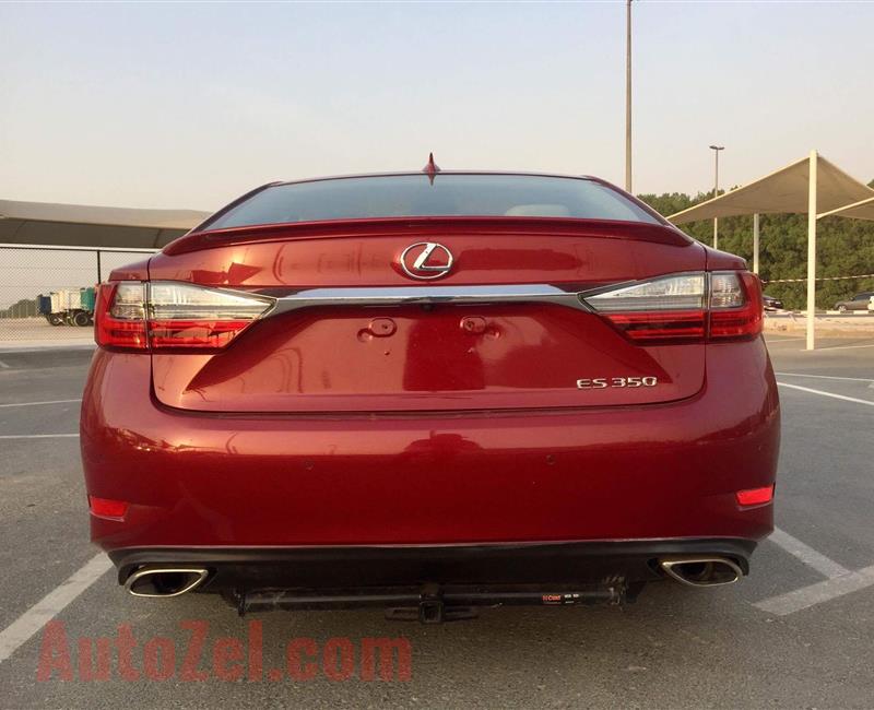 Lexus ES350 2016 Burgundy 