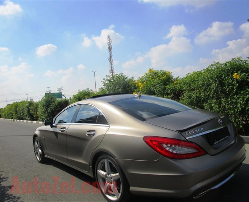 MERCEDES BENZ CLS 500 AMG GCC SPECS VERY LOW MILEAGE