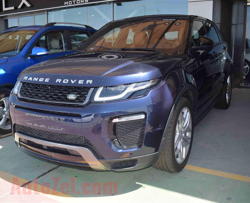 RANGE ROVER EVOQUE- 2017- 5 000 KM- GCC