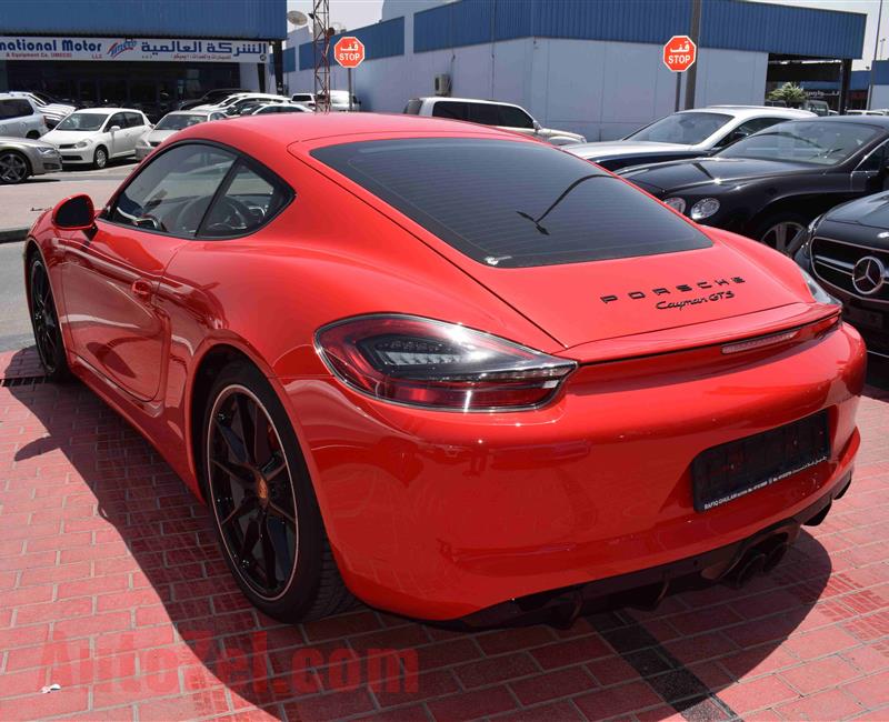 PORSCHE CAYMAN GTS- 2016- 50 000 KM- GCC