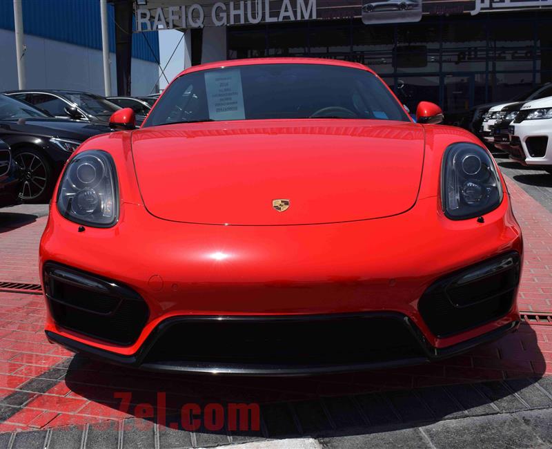 PORSCHE CAYMAN GTS- 2016- 50 000 KM- GCC