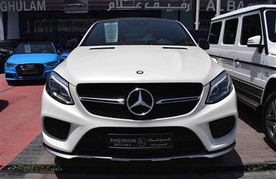 MERCEDES-BENZ GLE43 AMG- 2016- 50 000 KM- GCC- WHITE