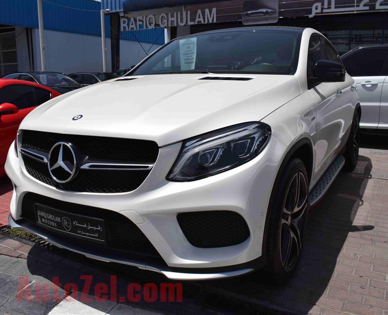 MERCEDES-BENZ GLE43 AMG- 2016- 50 000 KM- GCC- WHITE