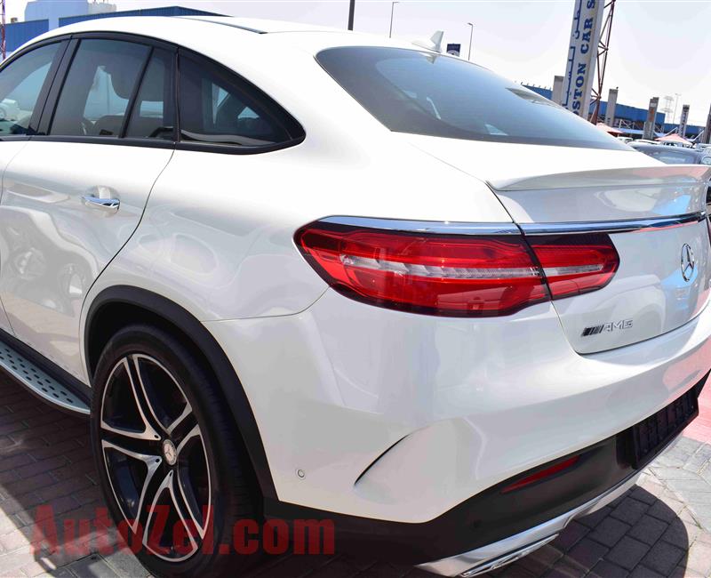 MERCEDES-BENZ GLE43 AMG- 2016- 50 000 KM- GCC- WHITE