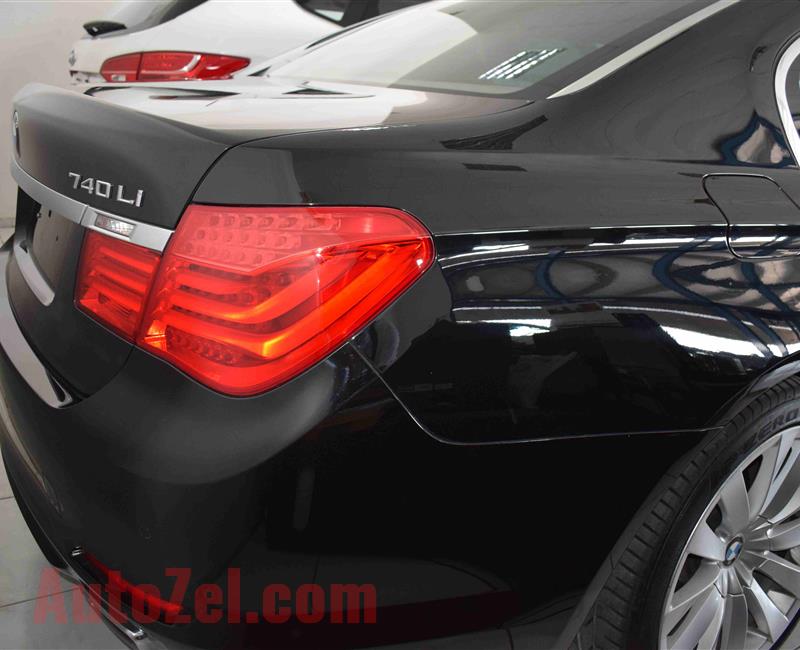 BMW 740Li- 2011- BLACK- GCC