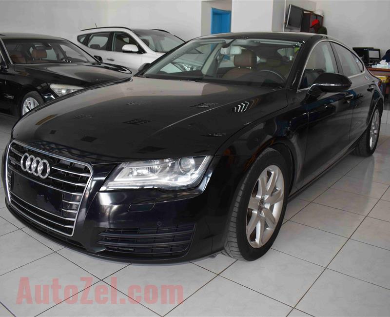 AUDI A7- 2012- BLACK- GCC