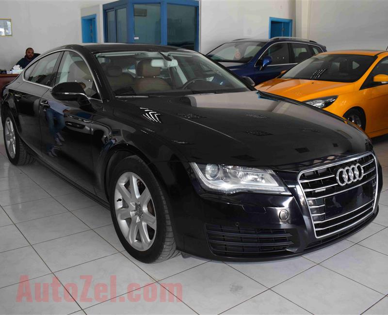 AUDI A7- 2012- BLACK- GCC