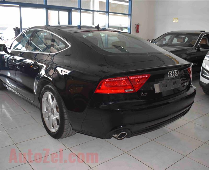AUDI A7- 2012- BLACK- GCC