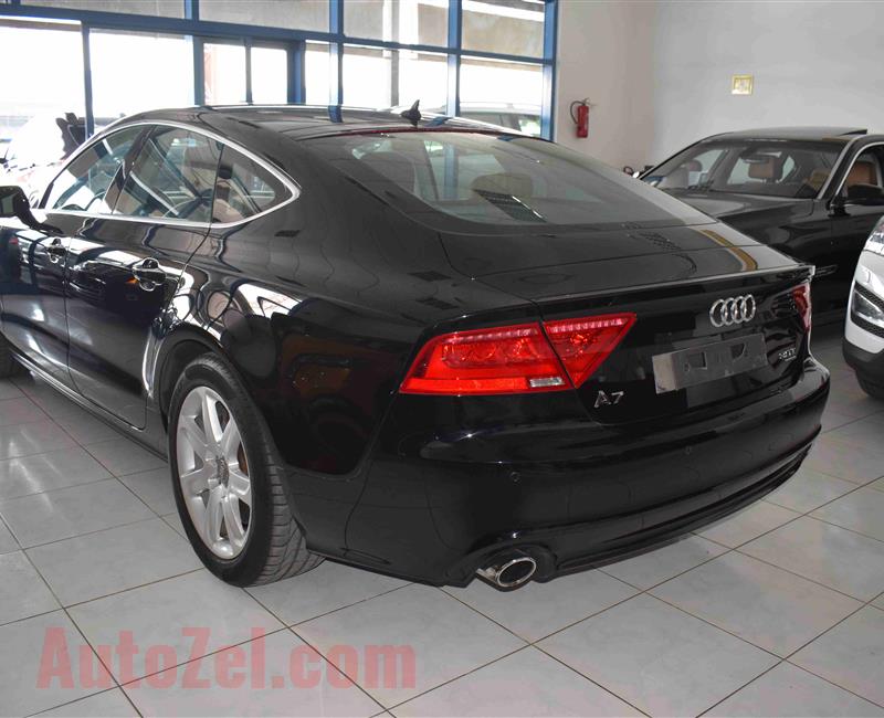 AUDI A7- 2012- BLACK- GCC