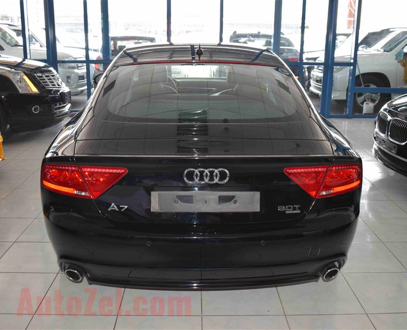 AUDI A7- 2012- BLACK- GCC