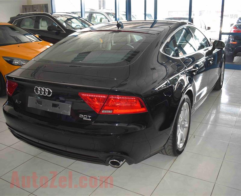 AUDI A7- 2012- BLACK- GCC