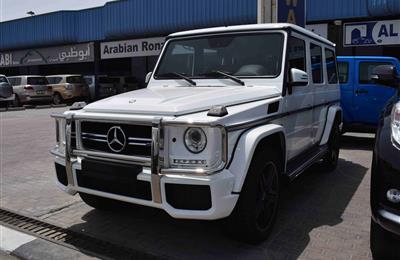 MERCEDES BENZ G63 AMG- 2015- WHITE- GCC