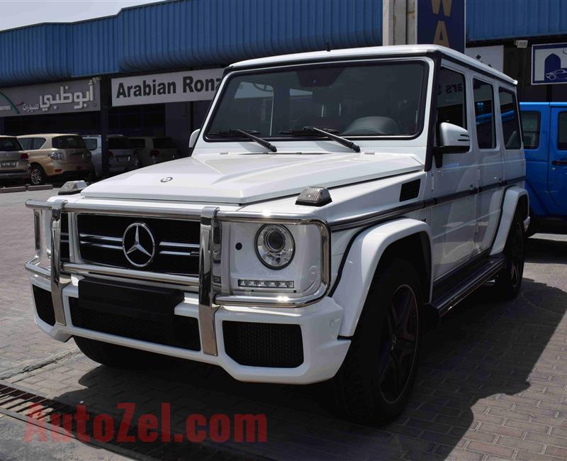 MERCEDES BENZ G63 AMG- 2015- WHITE- GCC