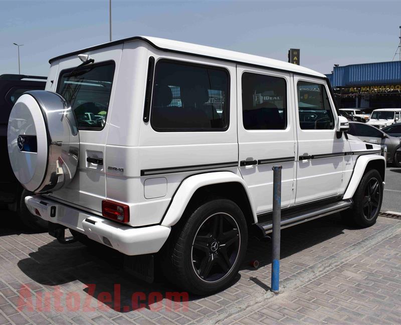 MERCEDES BENZ G63 AMG- 2015- WHITE- GCC