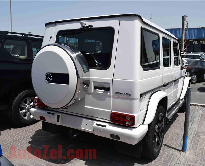 MERCEDES BENZ G63 AMG- 2015- WHITE- GCC