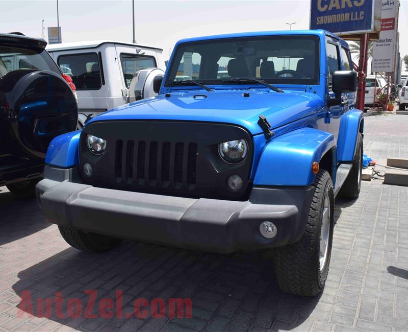 JEEP WRANGLER- 2016- BLUE- GCC