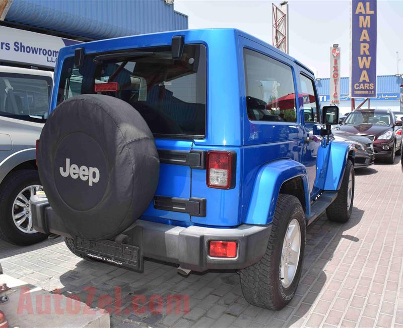 JEEP WRANGLER- 2016- BLUE- GCC