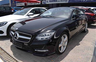 MERCEDES BENZ CLS 500- 2013- BLUE- GCC