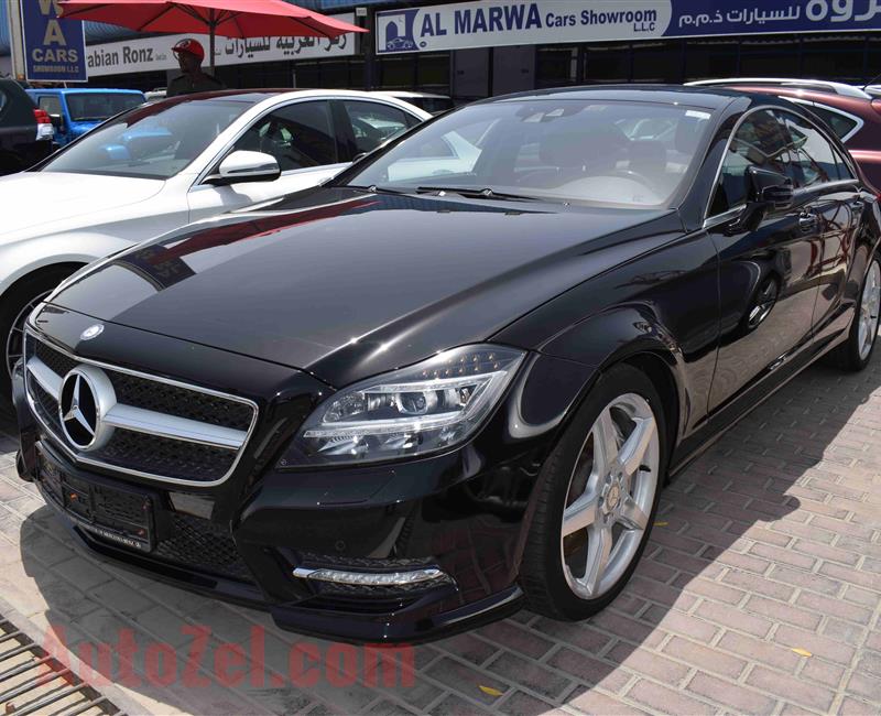 MERCEDES BENZ CLS 500- 2013- BLUE- GCC