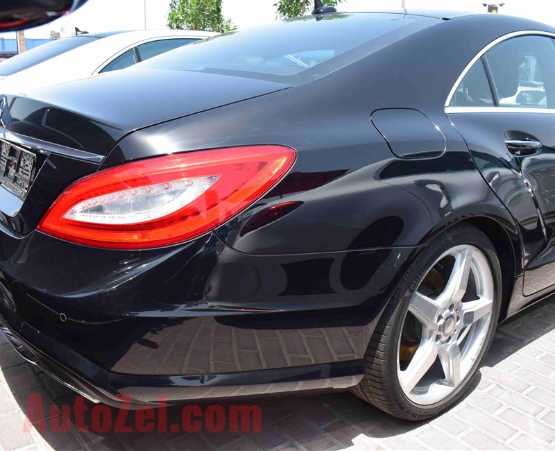 MERCEDES BENZ CLS 500- 2013- BLUE- GCC