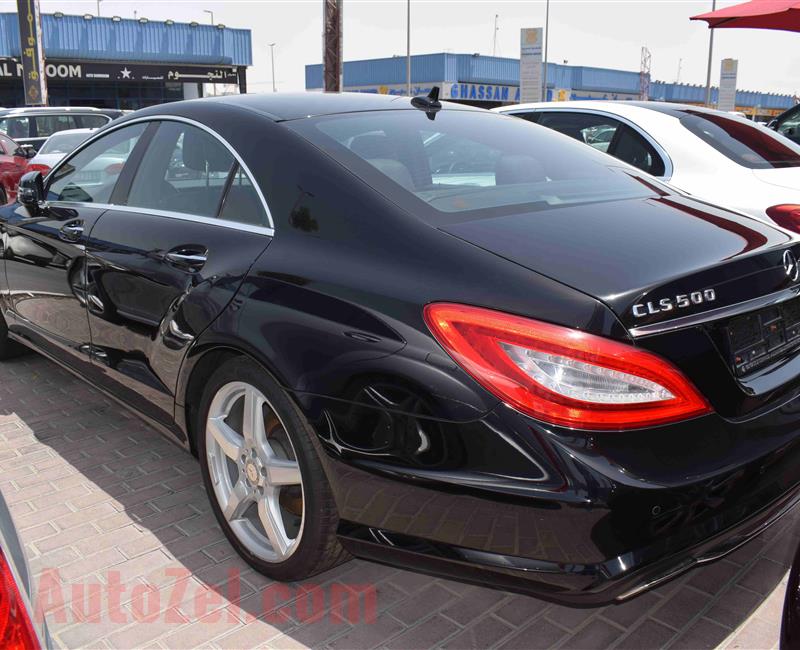 MERCEDES BENZ CLS 500- 2013- BLUE- GCC