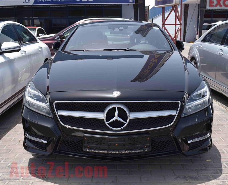 MERCEDES BENZ CLS 500- 2013- BLUE- GCC