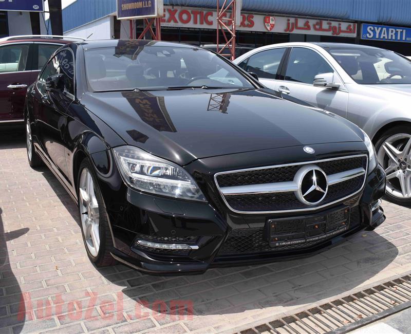 MERCEDES BENZ CLS 500- 2013- BLUE- GCC