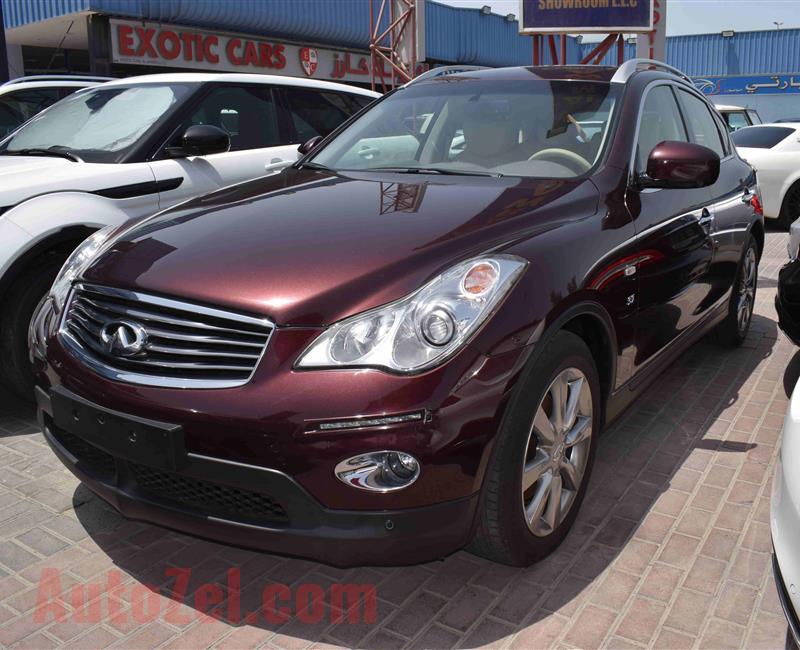 INFINITI QX50- 2015- BURGANDY- GCC