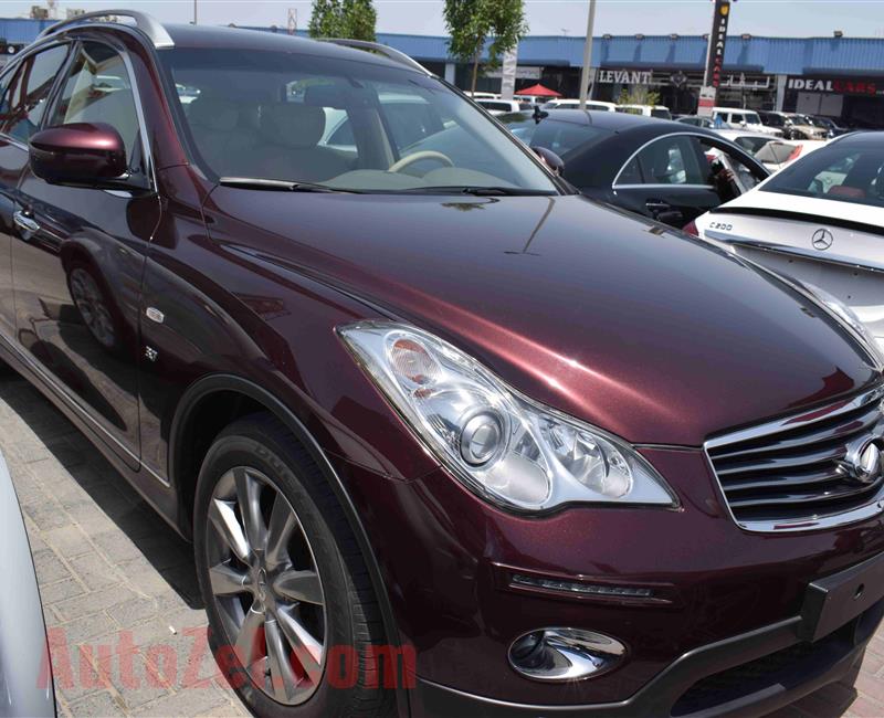 INFINITI QX50- 2015- BURGANDY- GCC