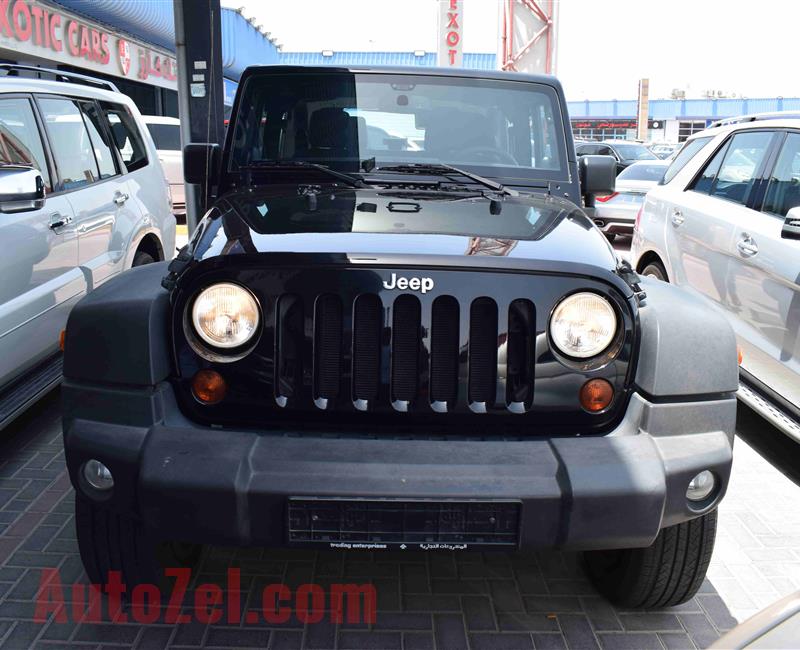 JEEP WRANGLER- MANUAL- 2013- BLACK- GCC