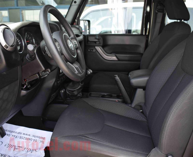 JEEP WRANGLER- MANUAL- 2013- BLACK- GCC