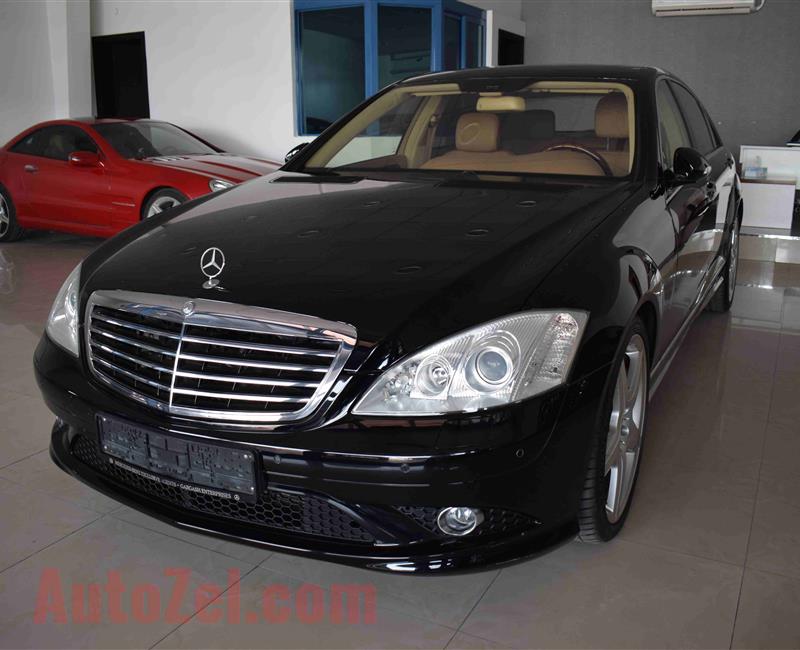 MERCEDES BENZ S500- 2009- BLACK- GCC