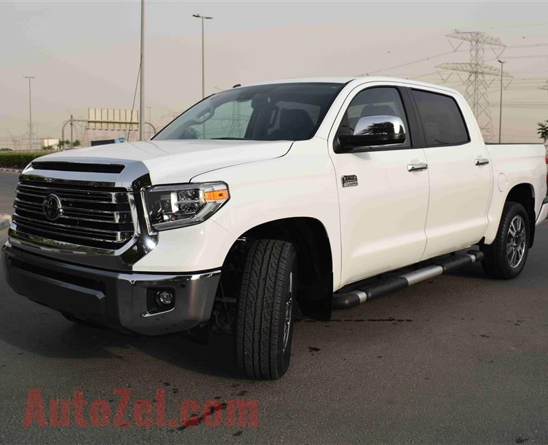 TOYOTA TUNDRA 1794 EDITION- 2018- WHITE- GCC