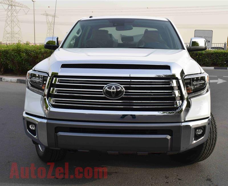 TOYOTA TUNDRA 1794 EDITION- 2018- WHITE- GCC