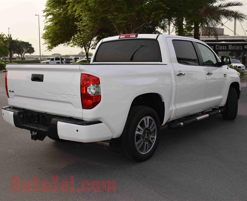 TOYOTA TUNDRA 1794 EDITION- 2018- WHITE- GCC