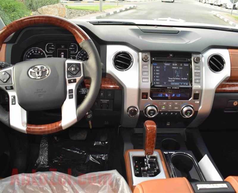 TOYOTA TUNDRA 1794 EDITION- 2018- WHITE- GCC