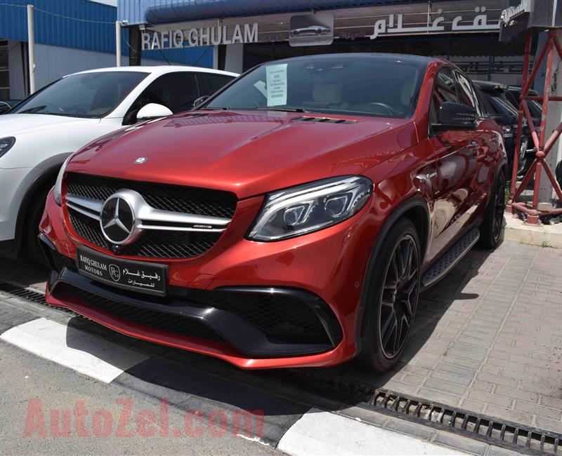 MERCEDES-BENZ GLE 63- 2016- 90 000 KM- GCC