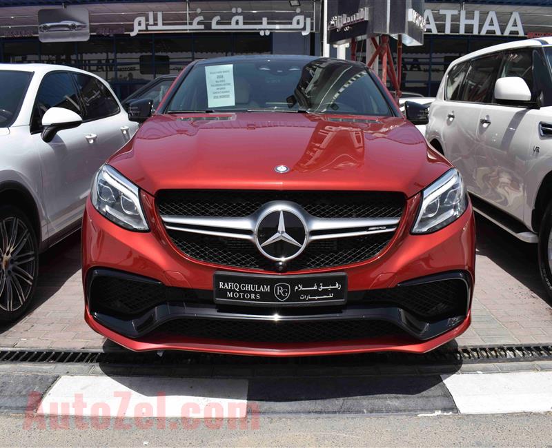 MERCEDES-BENZ GLE 63- 2016- 90 000 KM- GCC