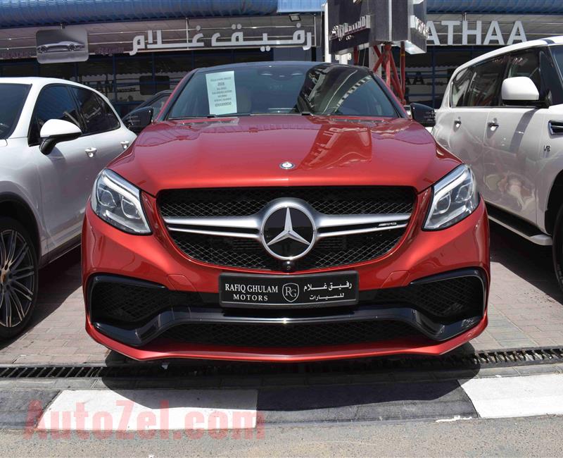 MERCEDES-BENZ GLE 63- 2016- 90 000 KM- GCC