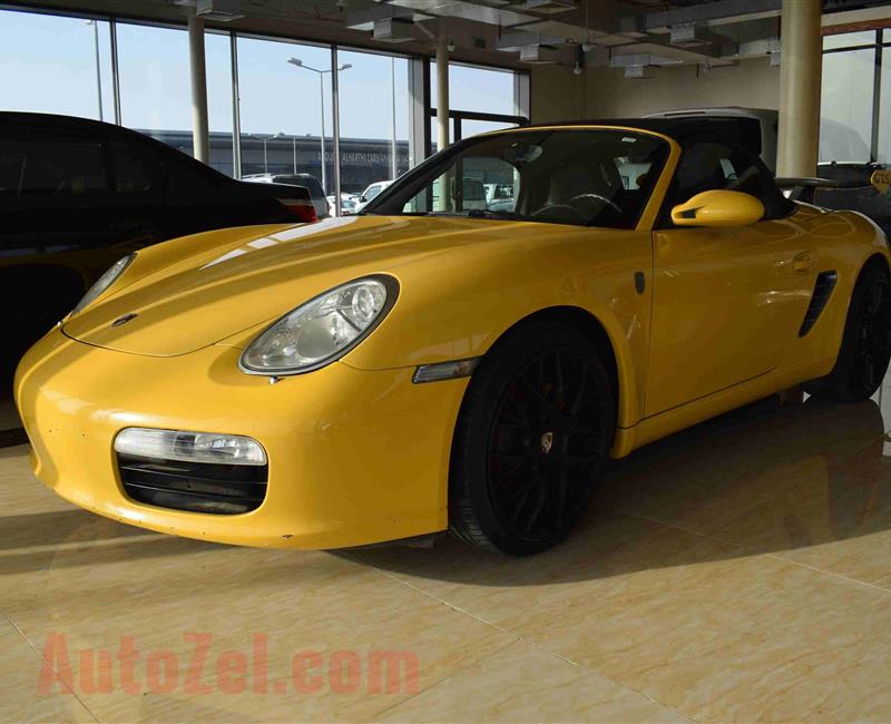 PORSCHE BOXSTER- 2006- YELLOW- 140 000 KM- GCC