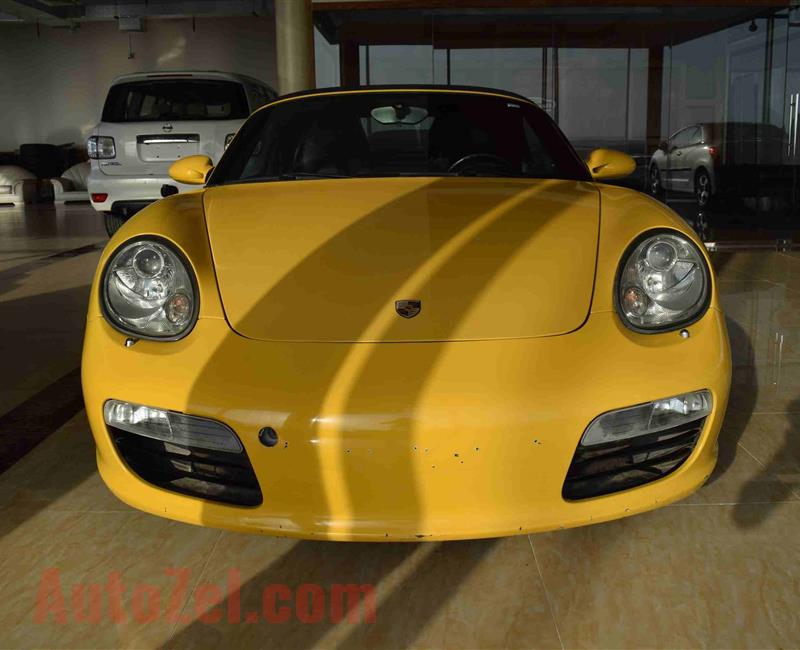 PORSCHE BOXSTER- 2006- YELLOW- 140 000 KM- GCC