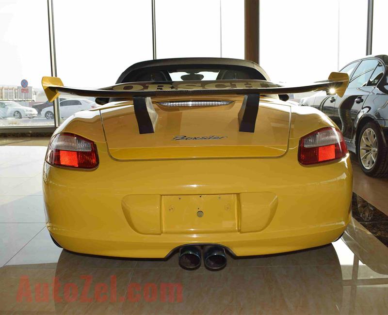 PORSCHE BOXSTER- 2006- YELLOW- 140 000 KM- GCC