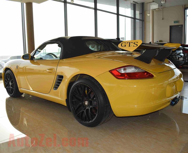 PORSCHE BOXSTER- 2006- YELLOW- 140 000 KM- GCC