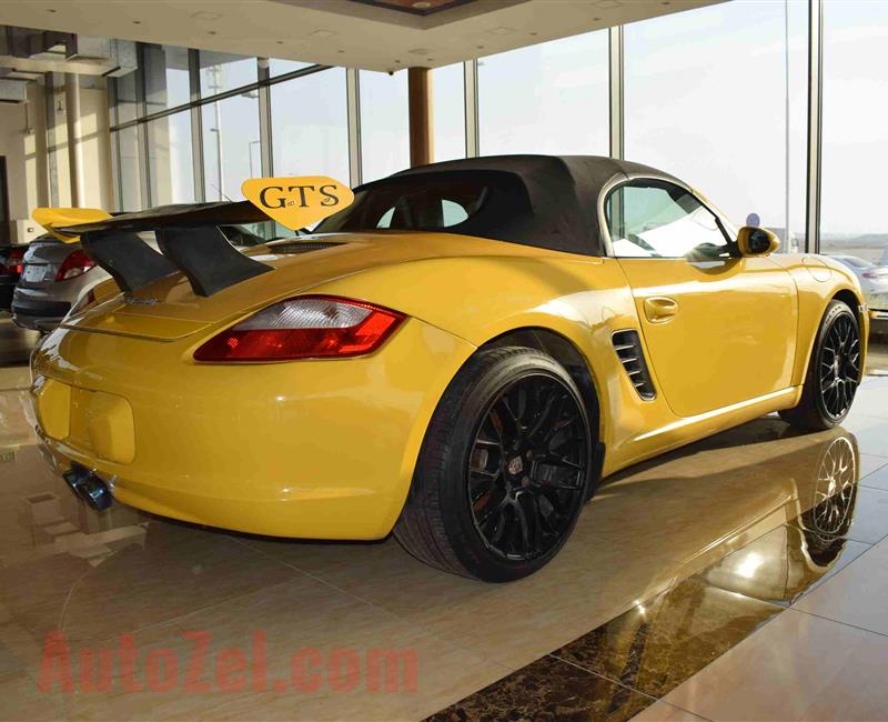 PORSCHE BOXSTER- 2006- YELLOW- 140 000 KM- GCC