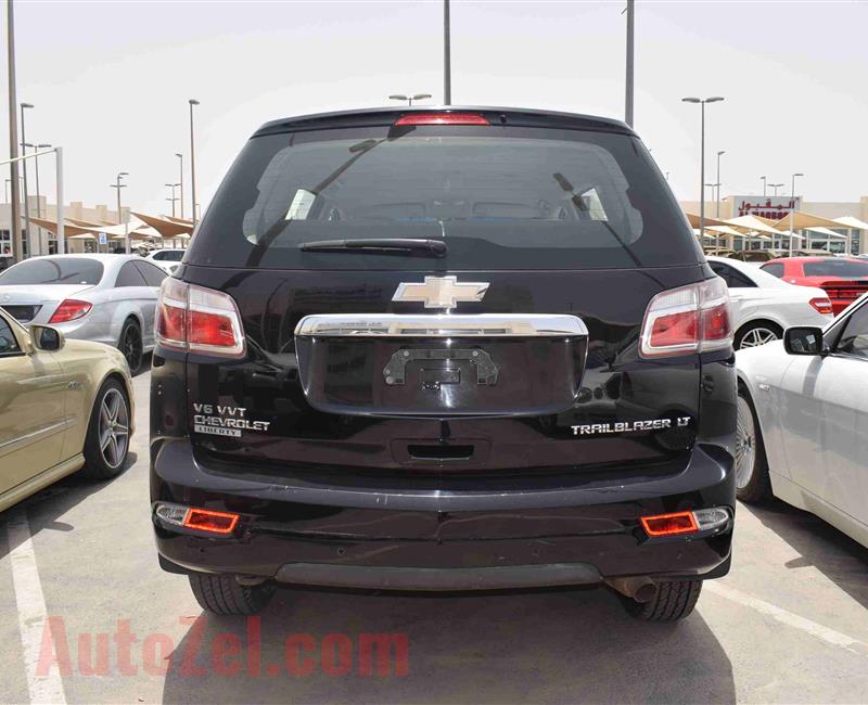 CHEVROLET TRAILBLAZER LT- 2013- BLACK- 82 000 KM- GCC