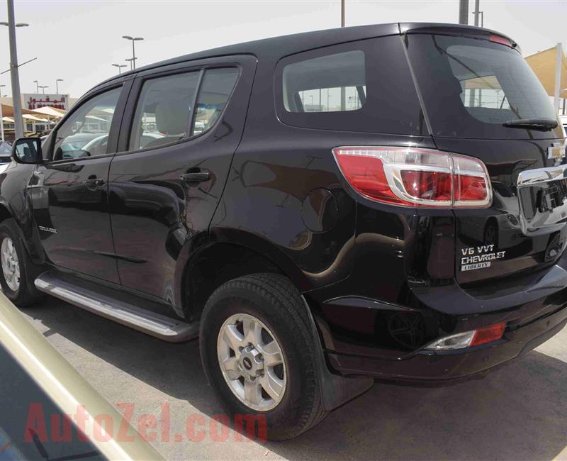 CHEVROLET TRAILBLAZER LT- 2013- BLACK- 82 000 KM- GCC