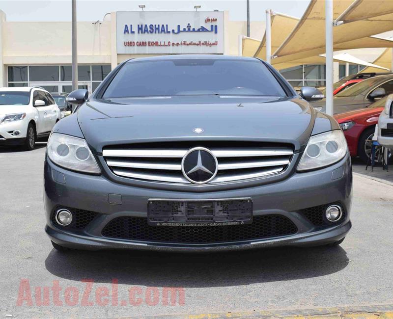 MERCEDES-BENZ CL500- 2008- GRAY- 140 000 KM- GCC