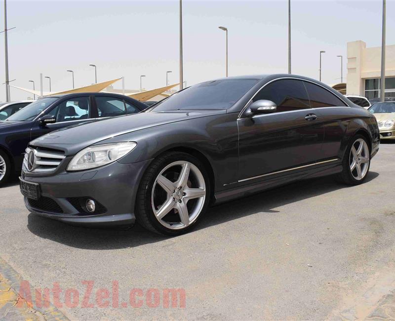 MERCEDES-BENZ CL500- 2008- GRAY- 140 000 KM- GCC