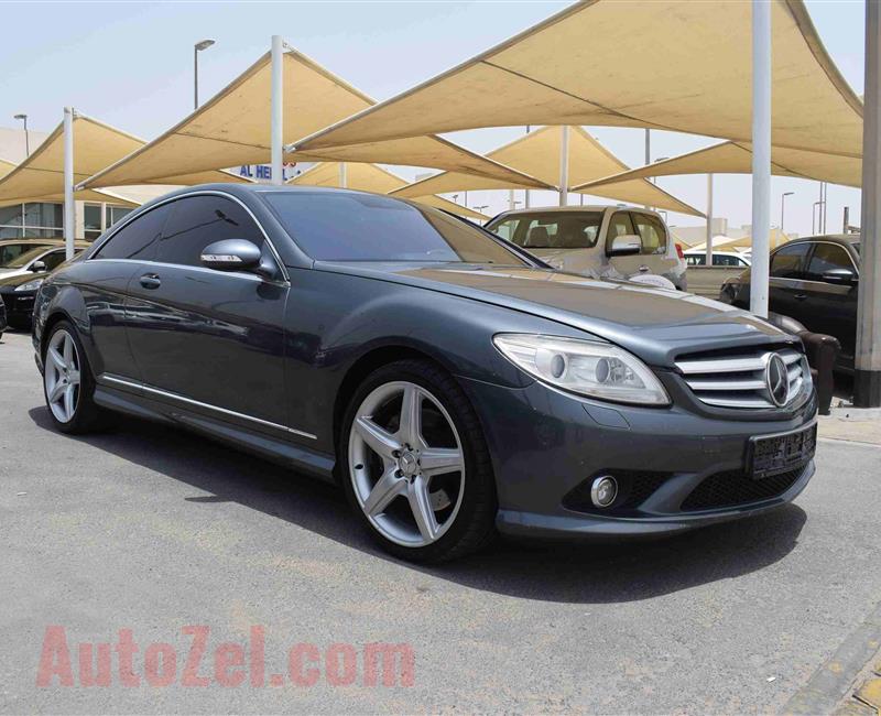 MERCEDES-BENZ CL500- 2008- GRAY- 140 000 KM- GCC